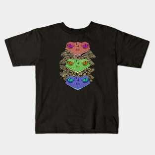 Psychedelic Frogs Kids T-Shirt